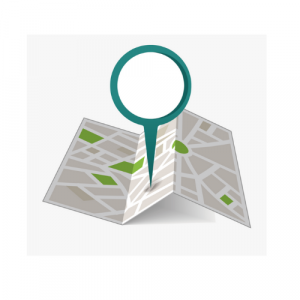 Map icon. Link to Campus Map