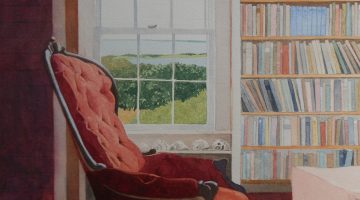 Horse Hair Chair - watercolor - Margaret La Farge