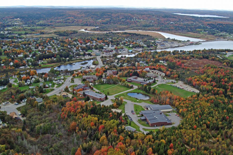 Celebrate UMM Day UMaine Machias News   Aerial 951x634 