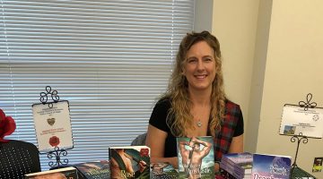 Heather McCollum at a book signing